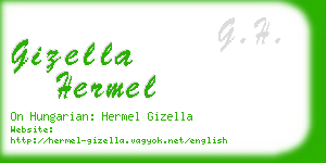 gizella hermel business card